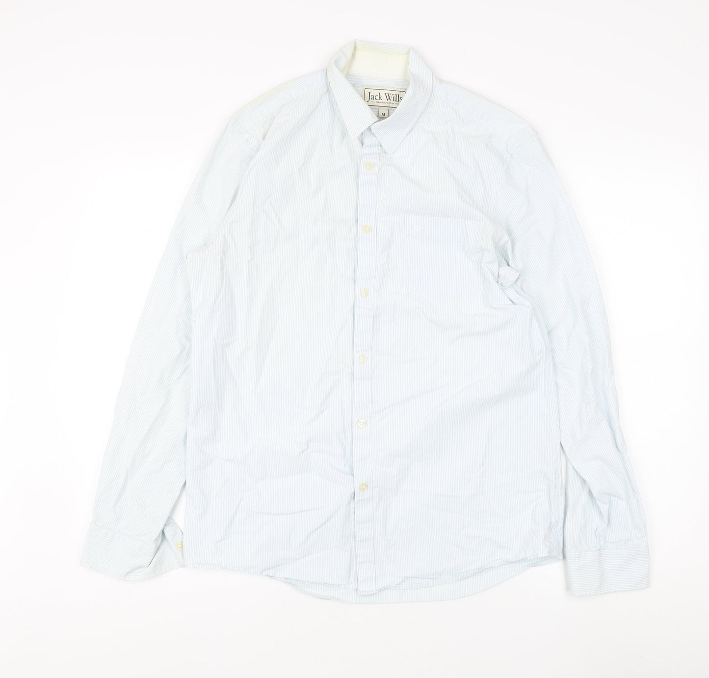 Mens UK Collar Size M Jack Wills Smart Blue  Dress Shirt