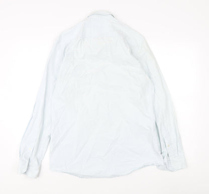 Mens UK Collar Size M Jack Wills Smart Blue  Dress Shirt
