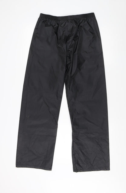 Regatta Men's Black Rain Trousers, Size 26, Waterproof