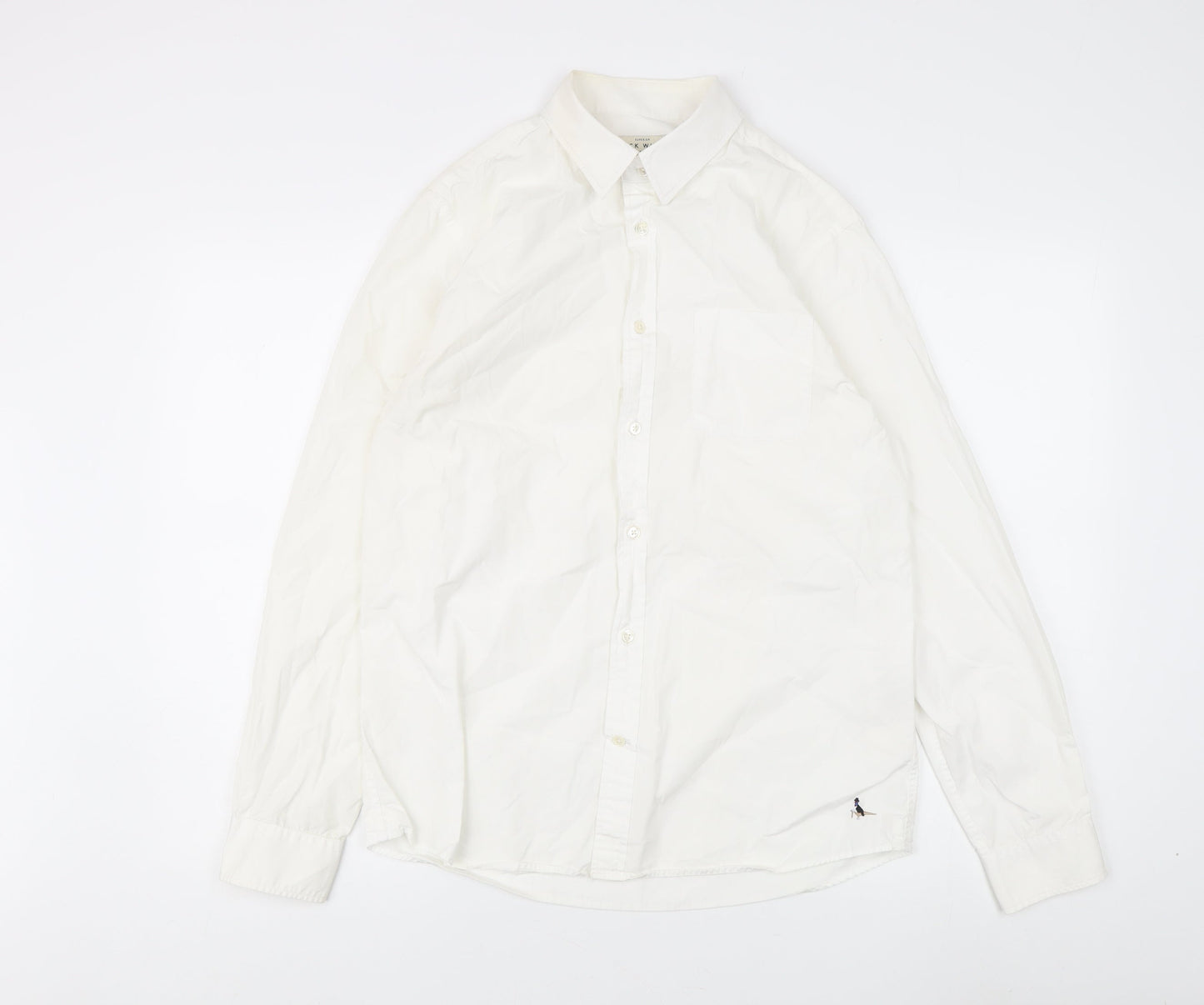 Mens UK Collar Size M Jack Wills Smart White  Dress Shirt