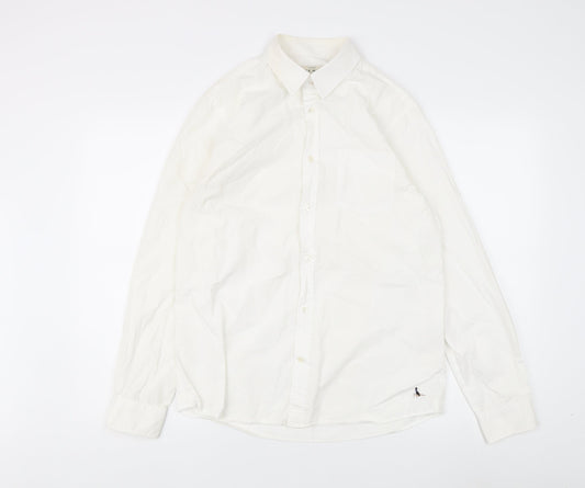 Mens UK Collar Size M Jack Wills Smart White  Dress Shirt
