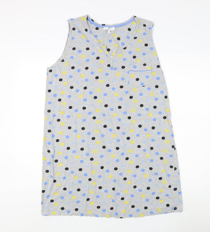Womens UK Size L Laura Ashley Grey Tunic Tank