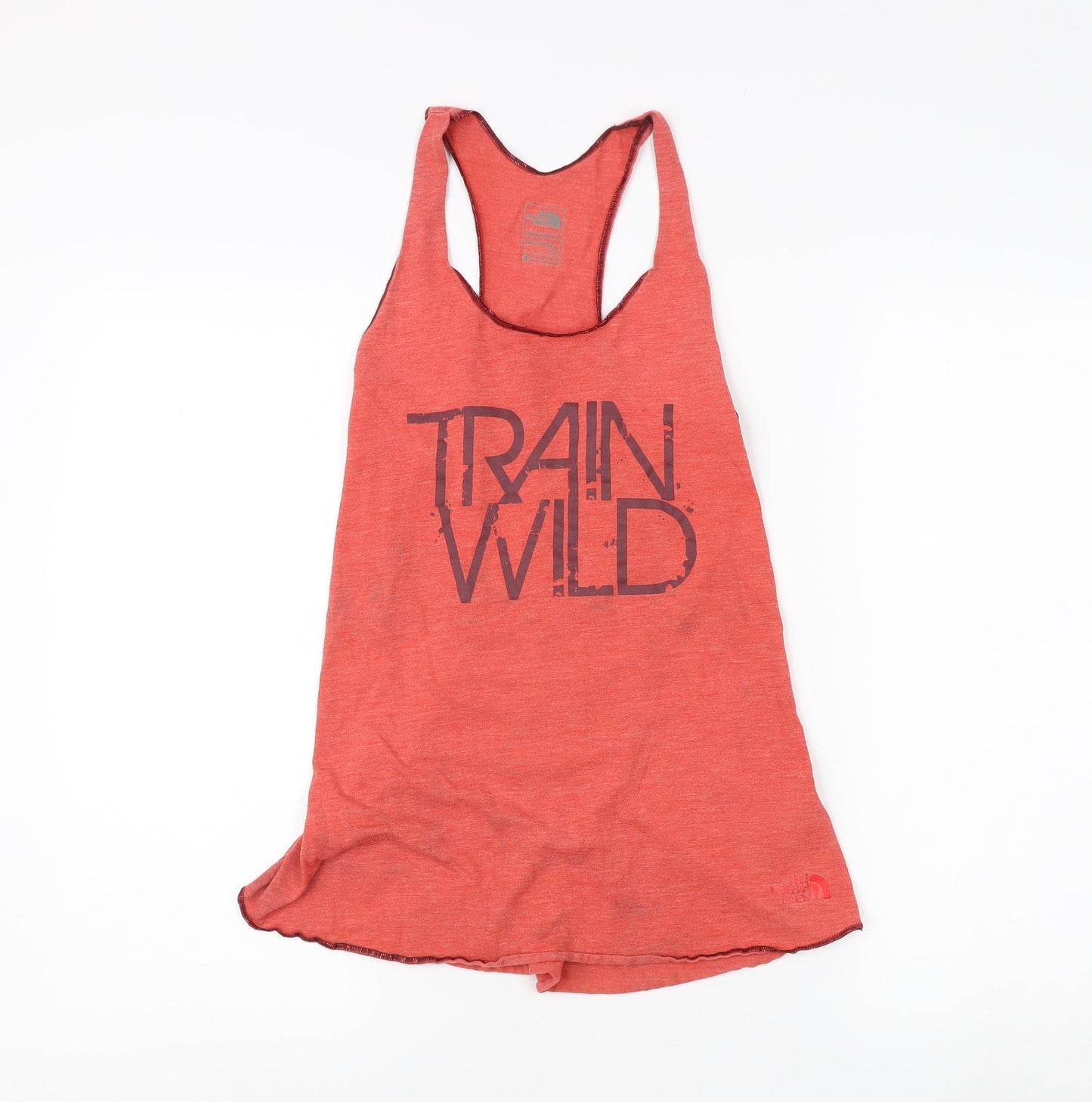 Womens UK Size L The North Face Red Basic Tank