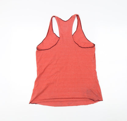 Womens UK Size L The North Face Red Basic Tank