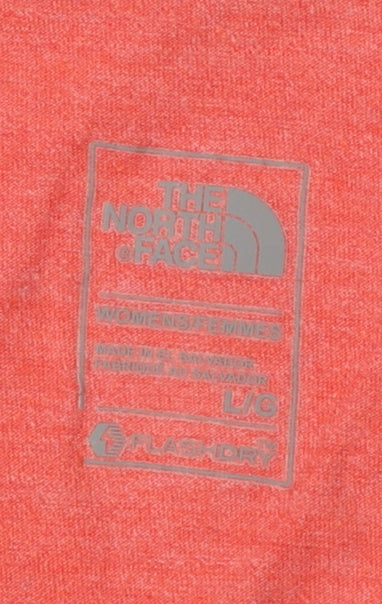 Womens UK Size L The North Face Red Basic Tank