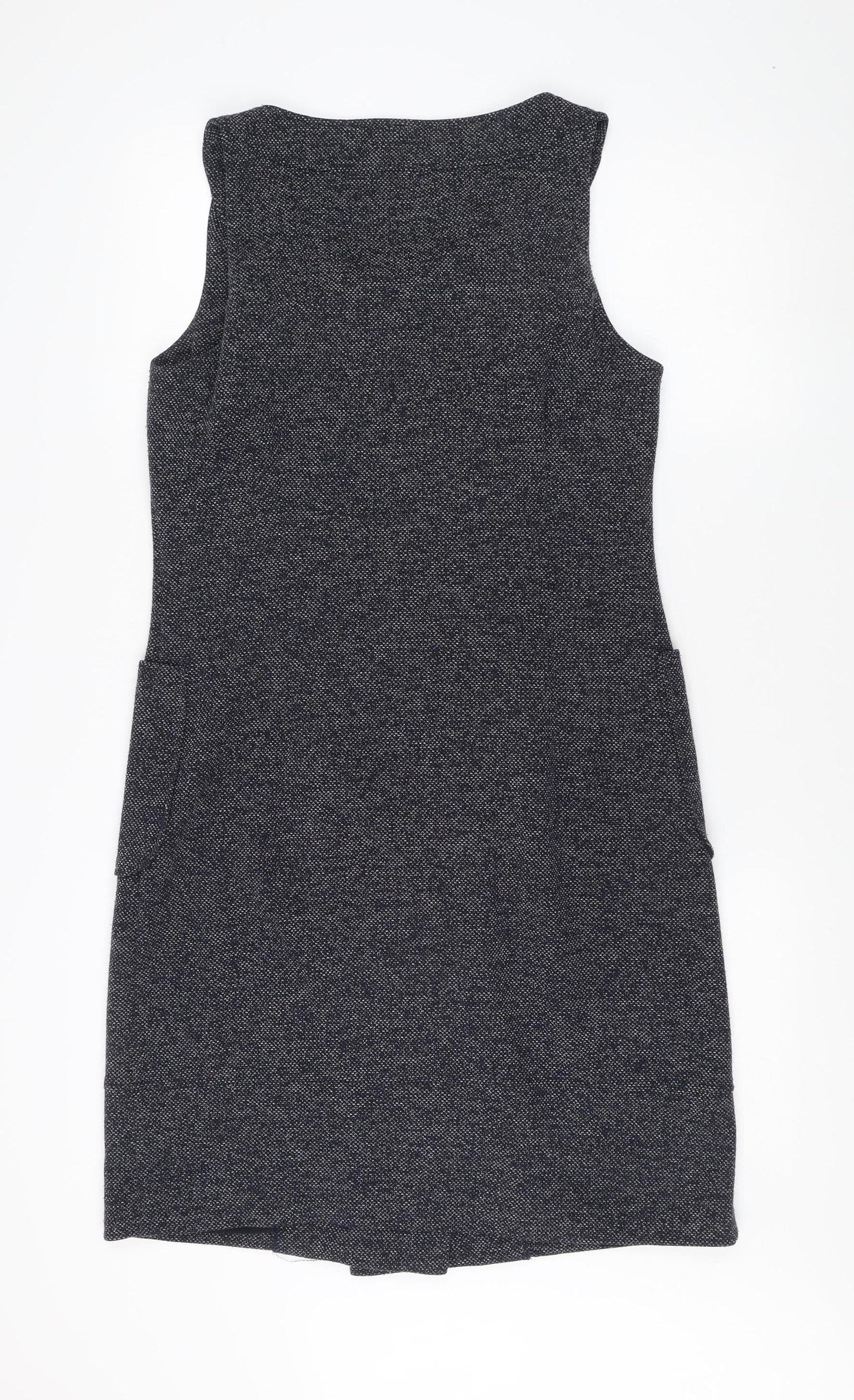 Laura Ashley Women's Grey Shift Dress Size 12