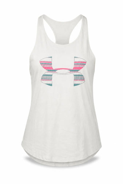 Womens UK Size YXL Under armour White Gym & Training Tank