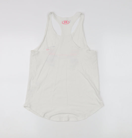 Under Armour Women's White Tank Top YXL