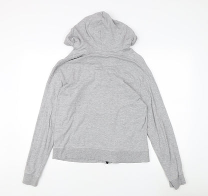 Everlast Women's Grey Full Zip Hoodie, UK 16 - Athletic & Trendy