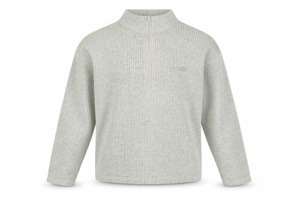 Mens UK Size M Firetrap Beige Henley Sweatshirt