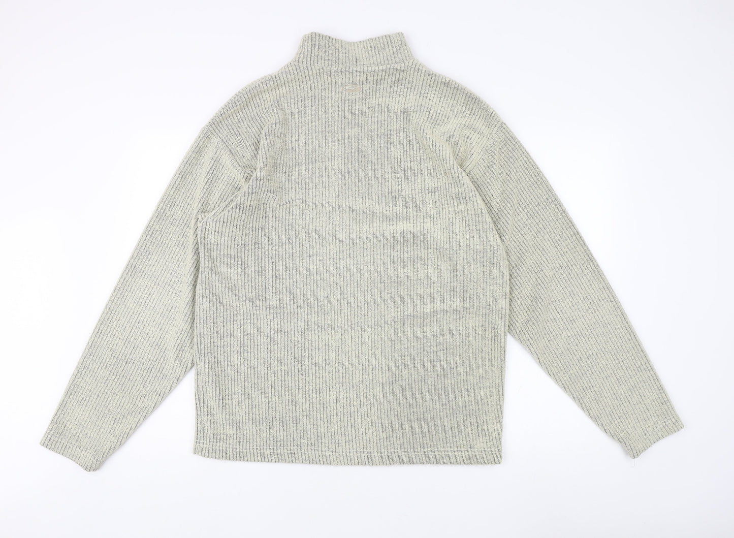 Mens UK Size M Firetrap Beige Henley Sweatshirt