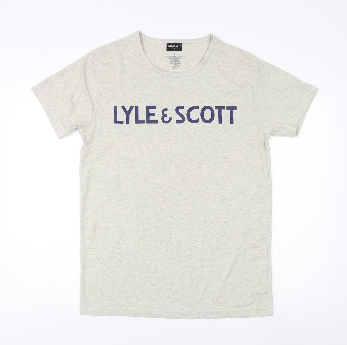 Lyle & Scott Beige Men's M T-Shirt - New Logo Style