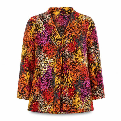 Womens UK Size M Viyella Multicoloured Basic Blouse