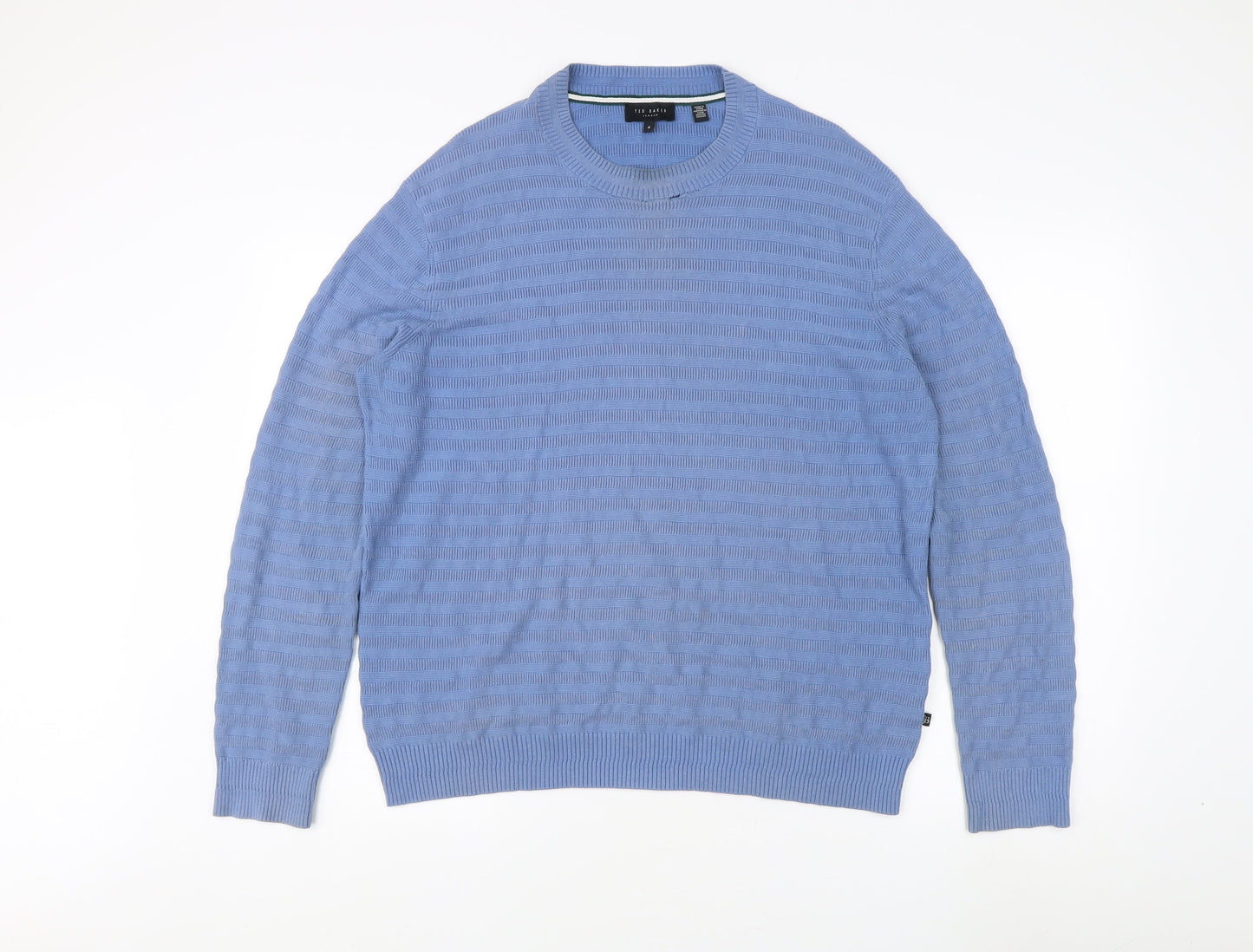 Ted Baker Men’s Blue Pullover Jumper, Medium