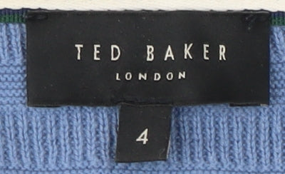Ted Baker Men’s Blue Pullover Jumper, Medium