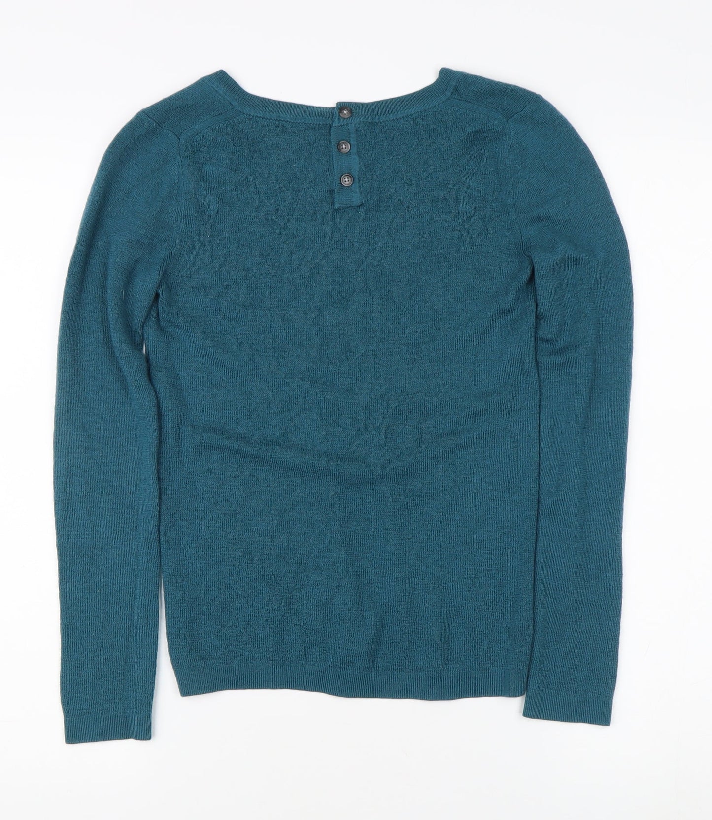 Banana Republic Women's Blue V-Neck Pullover Jumper S