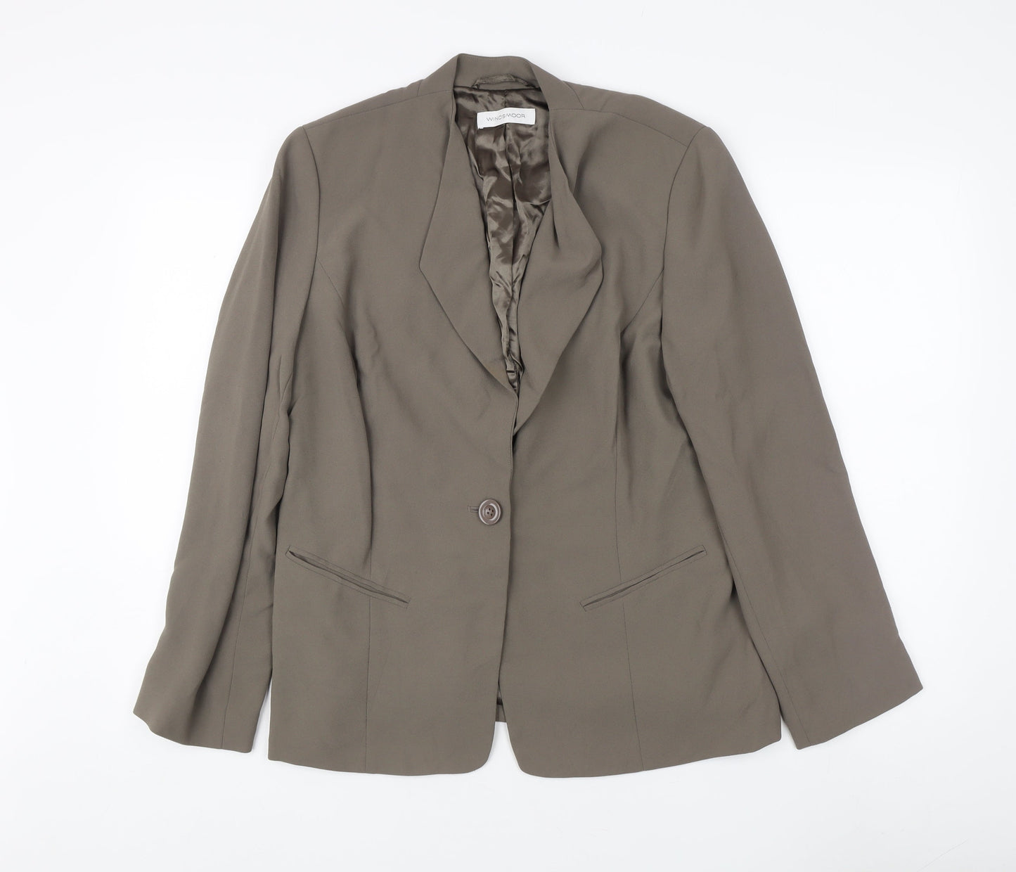 Windsmoor Women's Brown Blazer Jacket, Size 12, Business Wear