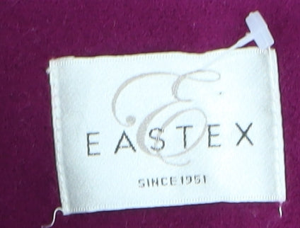 Womens UK Size 10 Eastex Purple Pea Coat