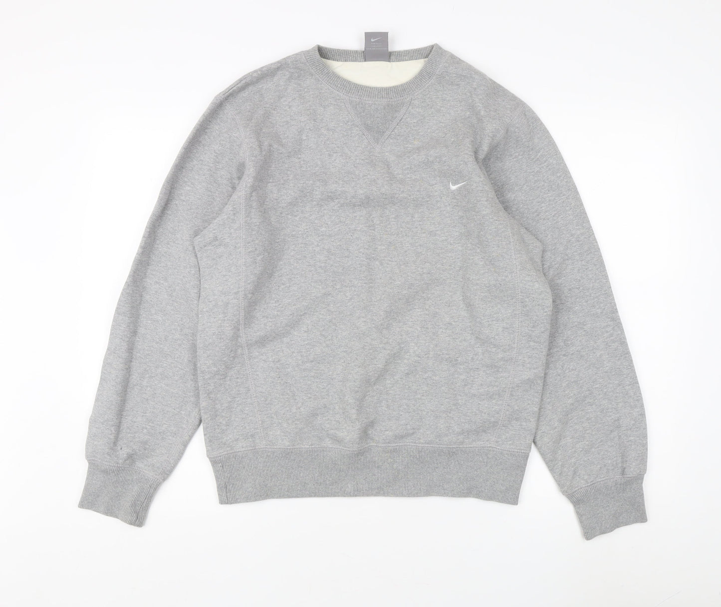 Mens UK Size S Nike Grey Pullover Sweatshirt