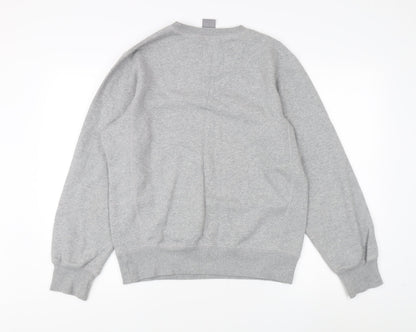 Mens UK Size S Nike Grey Pullover Sweatshirt