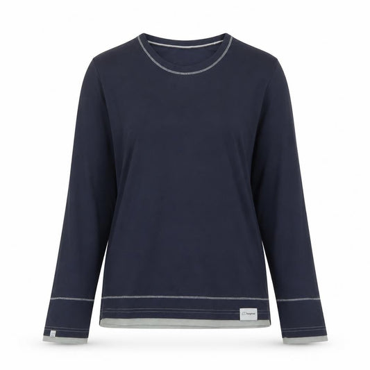 Womens UK Size 12 Berghaus Blue Basic T-Shirt