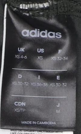 Womens UK Size XS adidas  Leggings Black Leggings