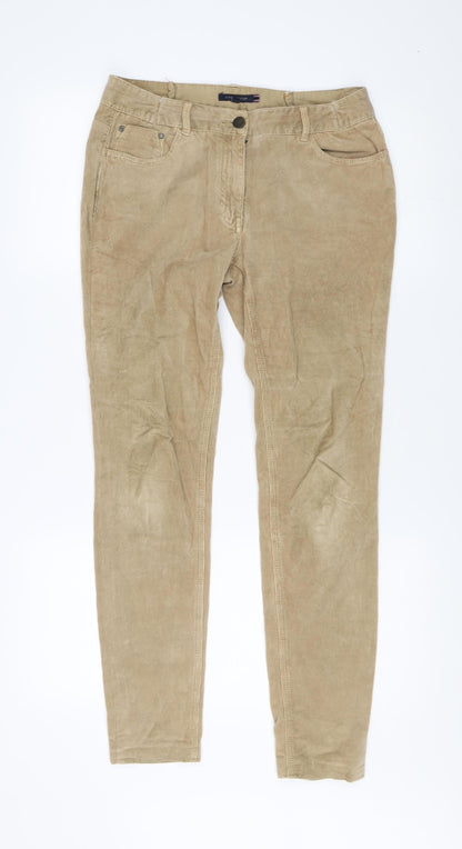 Womens UK Size 6 Tommy Hilfiger Slim Fit  Beige Trousers