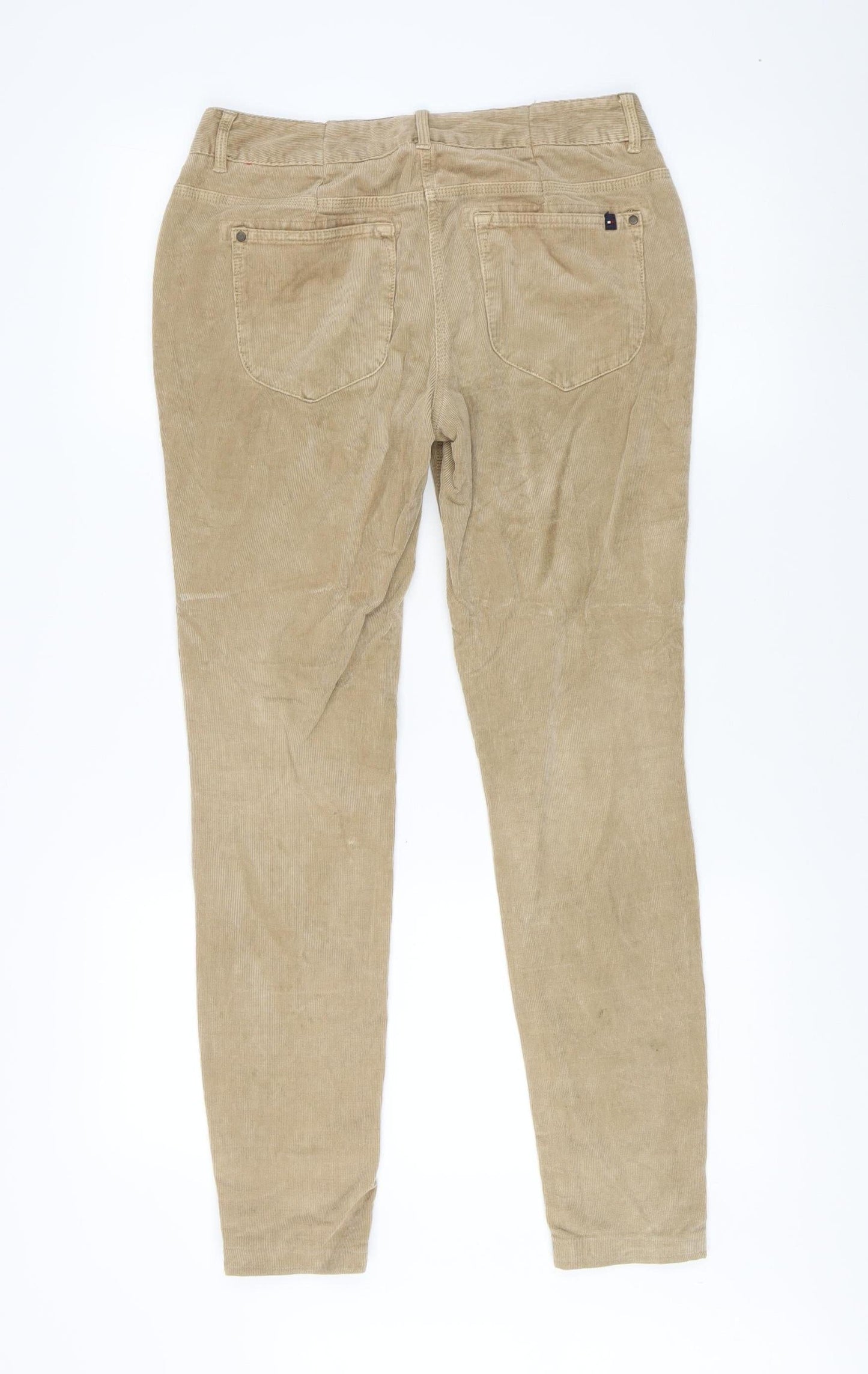 Womens UK Size 6 Tommy Hilfiger Slim Fit  Beige Trousers