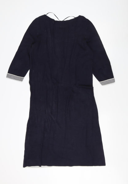 s.Oliver Women's Blue Dress Size 10 with Pockets