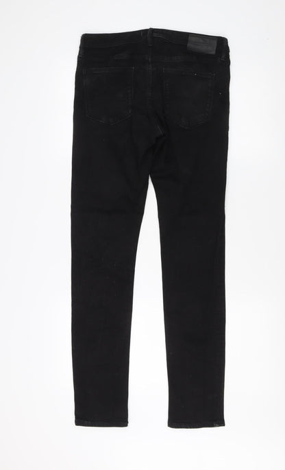 Jack & Jones Men's Black Skinny Jeans Size 30 Slim Fit