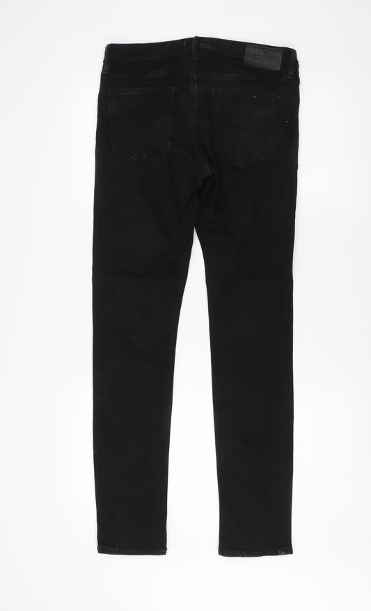 Jack & Jones Men's Black Skinny Jeans Size 30 Slim Fit