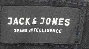 Jack & Jones Men's Black Skinny Jeans Size 30 Slim Fit