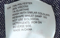 Womens UK Size 10 White Stuff Blue Basic T-Shirt