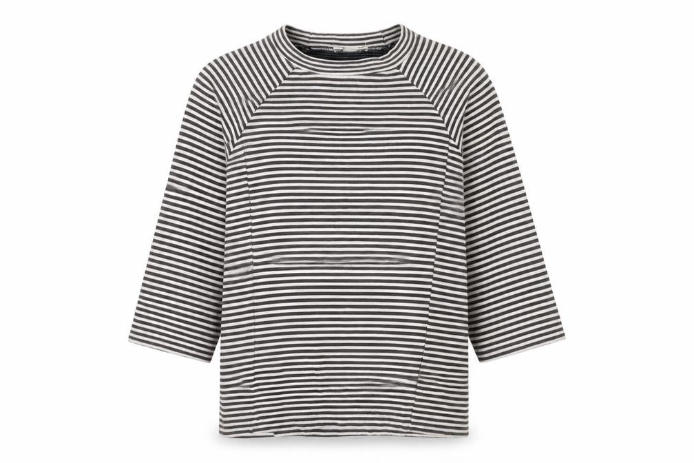 Womens UK Size S Whistles Multicoloured Basic T-Shirt
