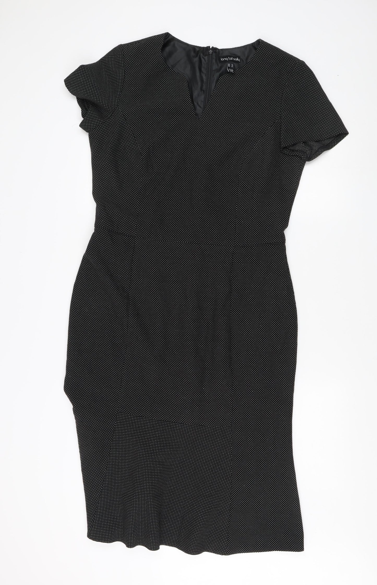 Long Tall Sally Women's Black Sheath Dress Size 14