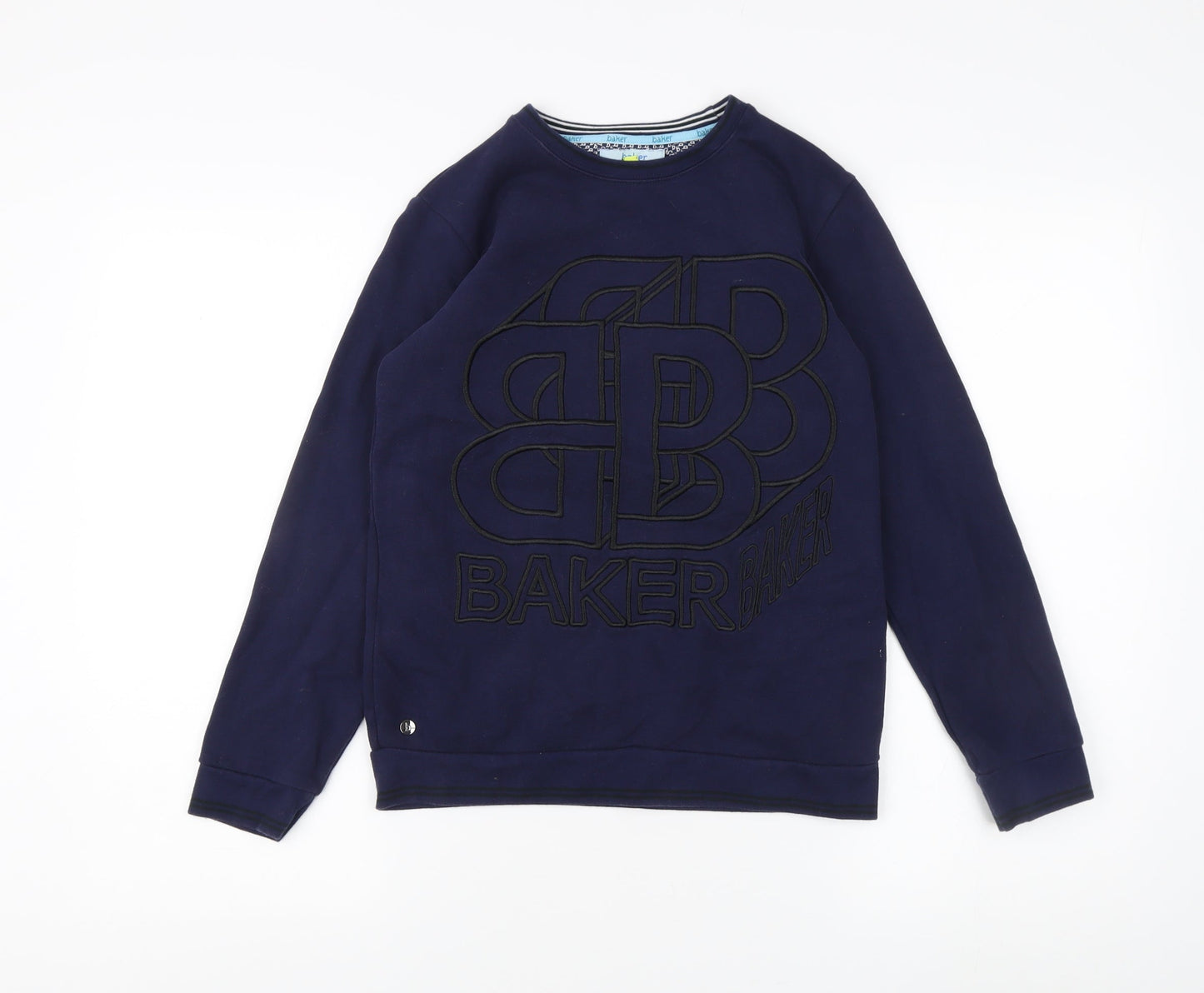 Baker by Ted Baker Boys Blue Pullover Sweatshirt 11-12Y