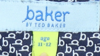 Baker by Ted Baker Boys Blue Pullover Sweatshirt 11-12Y