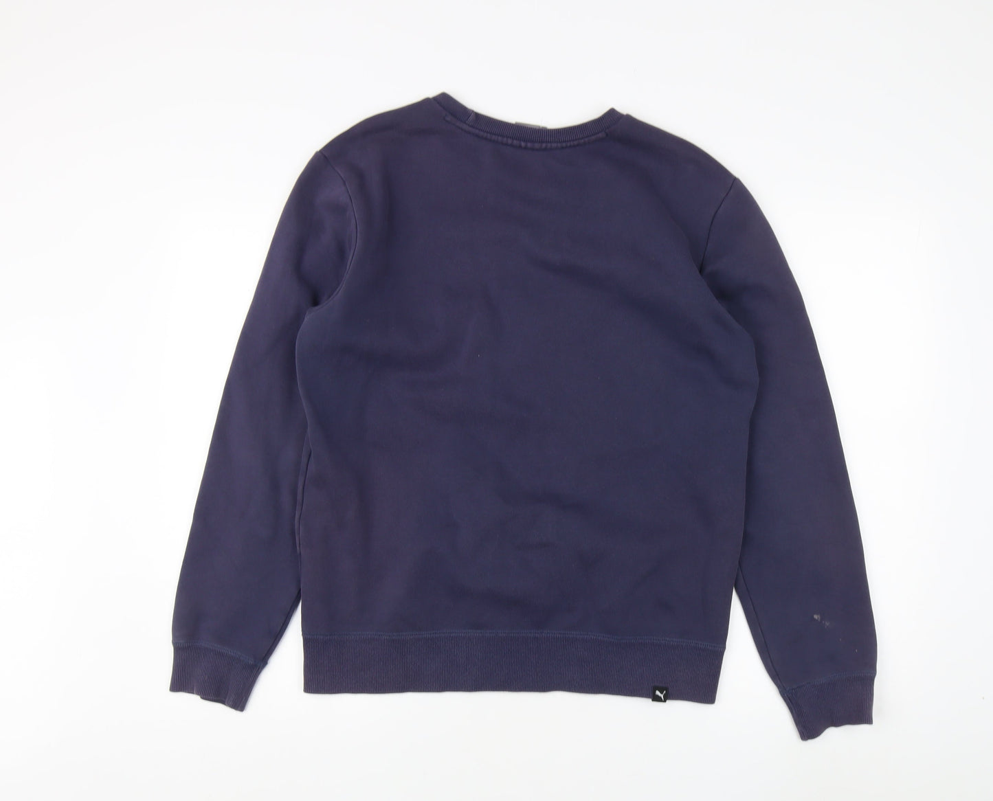 Mens UK Size S PUMA Blue Pullover Sweatshirt