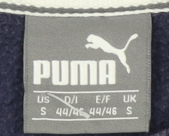 Mens UK Size S PUMA Blue Pullover Sweatshirt