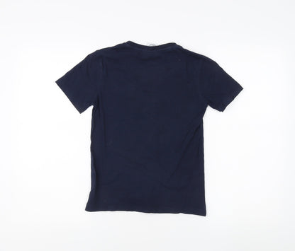 Leicester City Boys Blue T-Shirt 9-10 Years Logo Sports