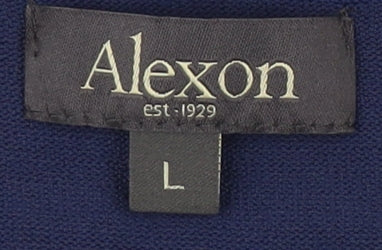 Alexon Women's Blue Sleeveless V-Neck Blouse L