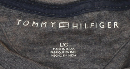 Tommy Hilfiger Men's Grey L Crew Neck T-Shirt