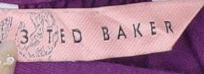 Womens UK Size M Ted Baker Purple Camisole Tank