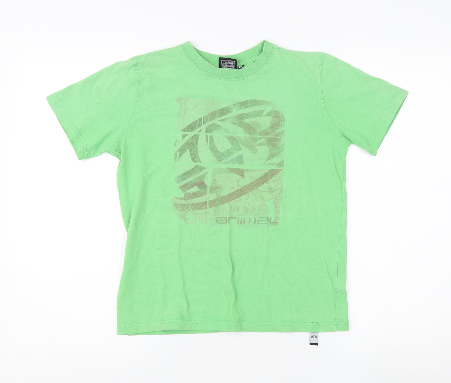 Animal Boys Green Graphic T-Shirt 11-12 Years