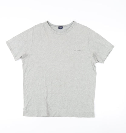 Jasper Conran Grey Cotton Unisex T-Shirt - Size S