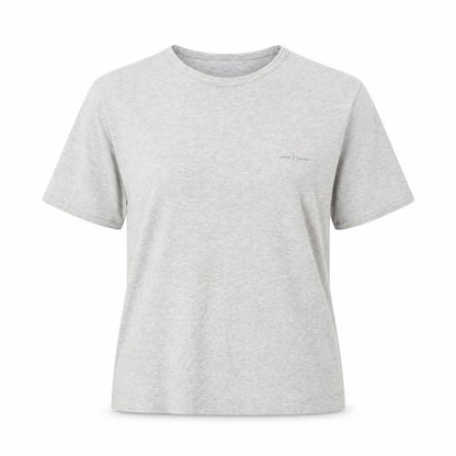Front view of Jasper Conran Grey Cotton unisex t-shirt -, size S