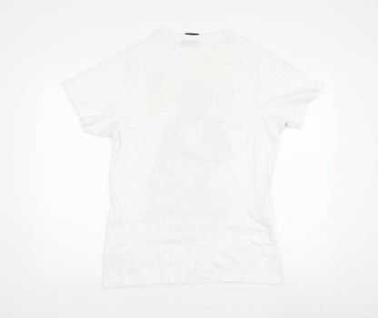 Sneaker Freak Unisex White Graphic T-Shirt L