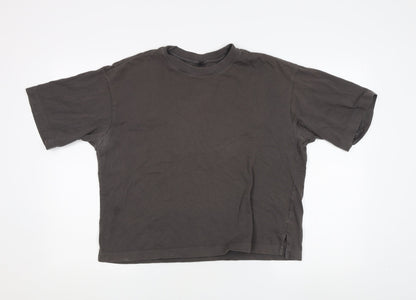 Uniqlo Men's S Black Crew Neck T-Shirt Short Sleeve