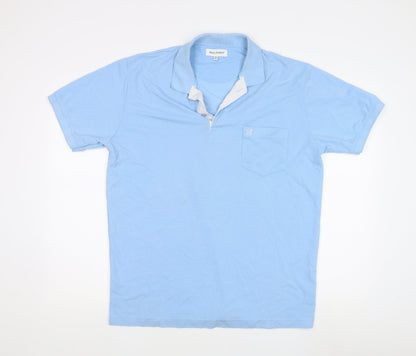 Outlander Men's Blue Polo Shirt 2XL Short Sleeve