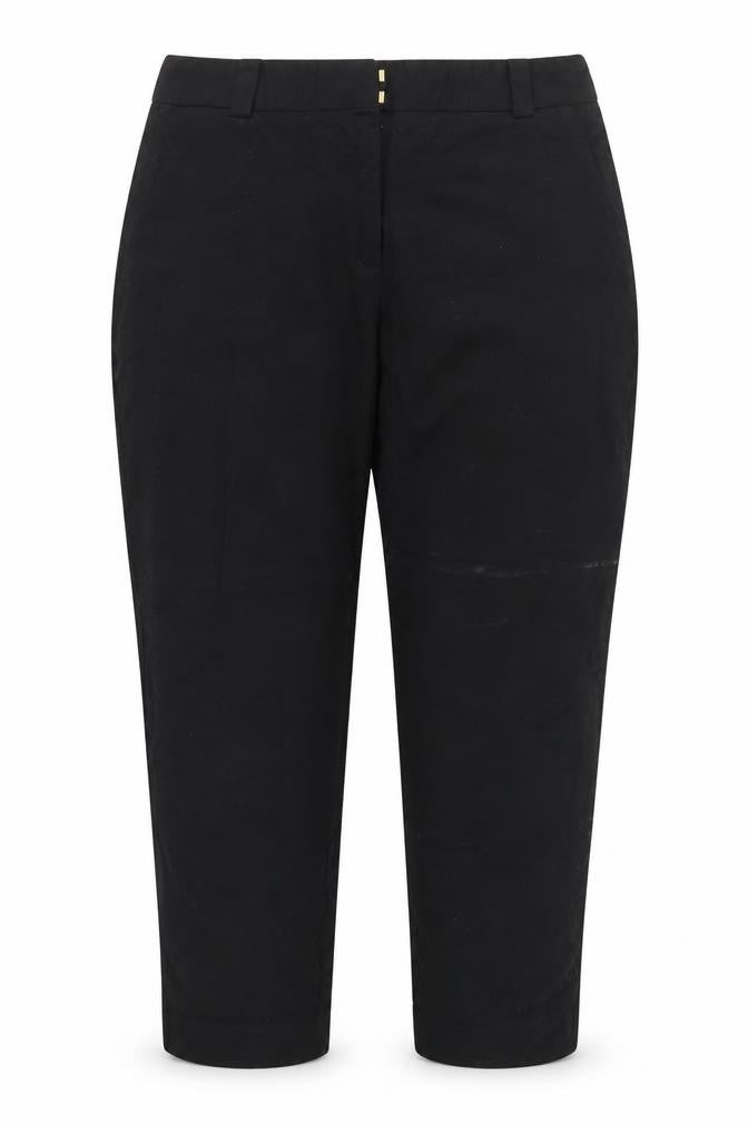 Womens UK Size 10 Massimo Dutti Classic Fit Business Casual Black Trousers